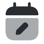 Calendar Edit SVG Icon